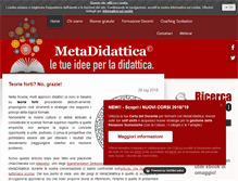 Tablet Screenshot of metadidattica.com